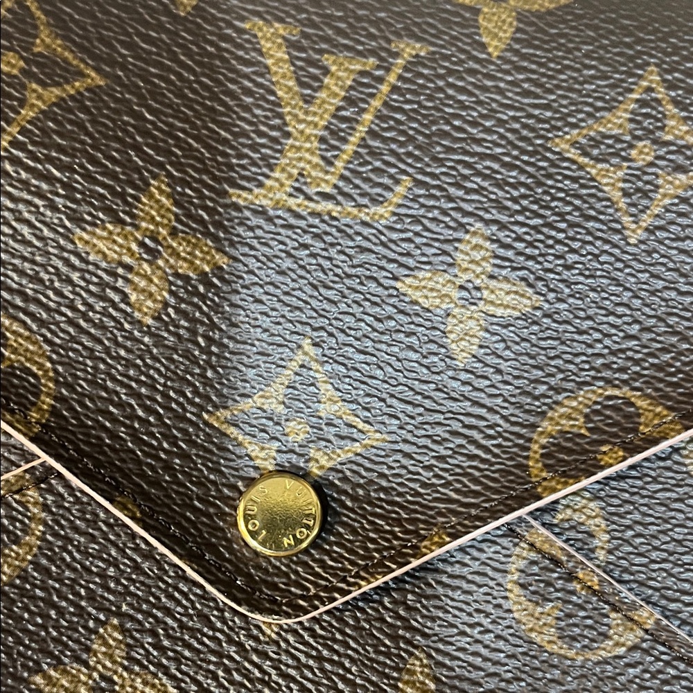 Louis Vuitton Monogram Envelope Clutch - Black and Brown Large Kiragami only - Picture 7 of 9